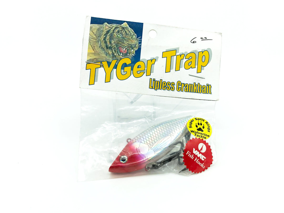 TyGer Trap (Rat-L-Trap Type) Lure New Old Stock White Red Head Color