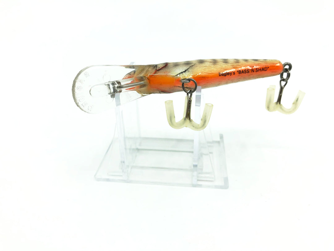 Bagley Bass N Shad-CN Crayfish on Natural Balsa Color - Tough!