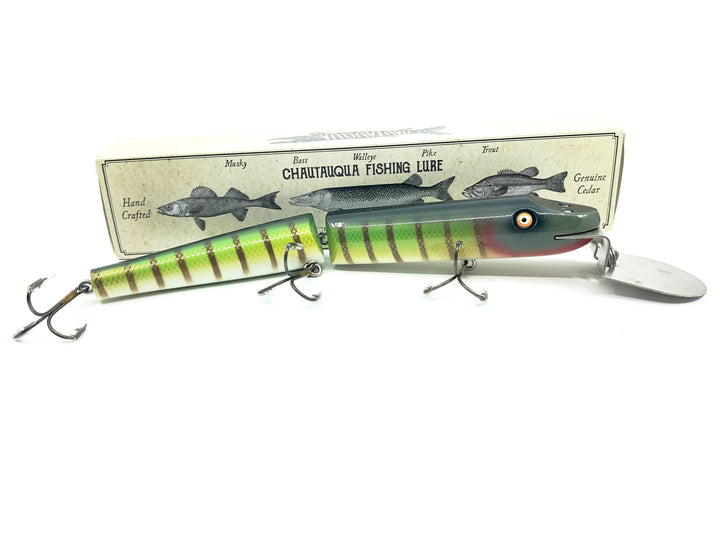 Chautauqua Jointed Deep Diver Giant Pikie Classic Perch Color