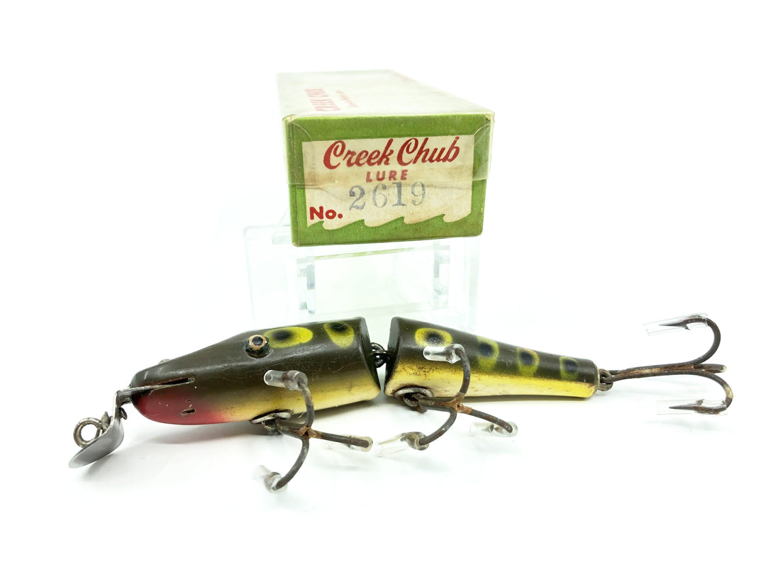 Creek Chub 2600 Jointed Pikie Frog Color 2619 with Box