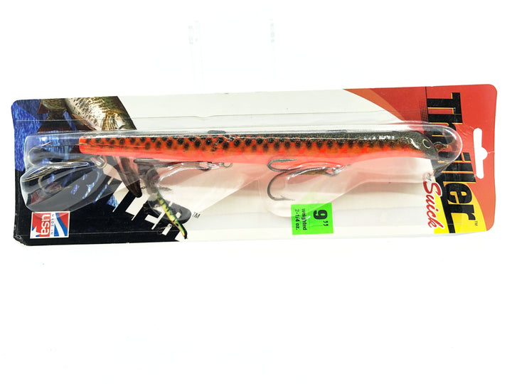 Suick 9" Weighted Thriller Orange Black Color 9W-AS New on Card Old Stock