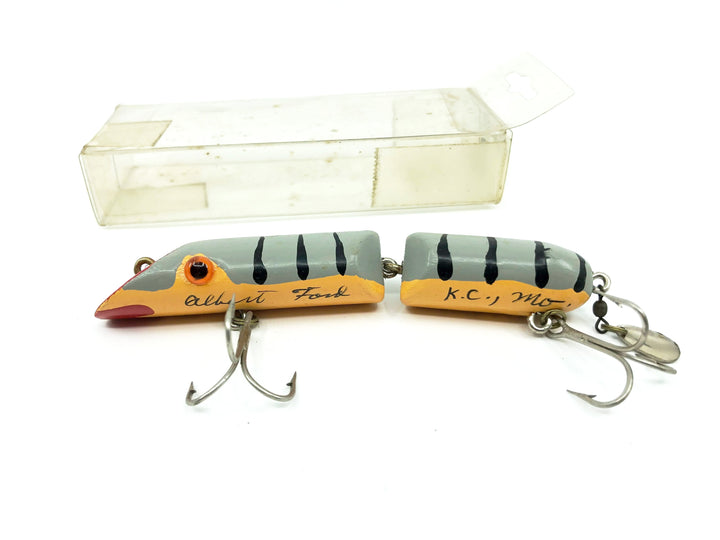 Albert Ford Jointed Big Bite Custom Lure 1-16-1984 Signed - Tough