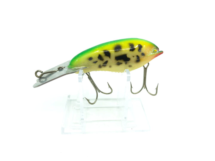 Arbogast Mud Bug in Green Back Yellow Coachdog Color