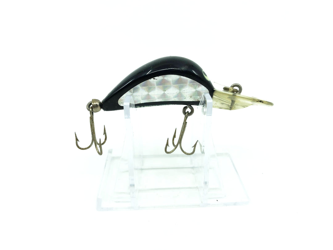 Heddon Hedd Hunter 1/4 oz Black Silver Reflector Color