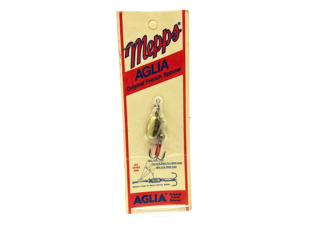 Vintage Mepps Aglia Size 0 French Spinner on Card