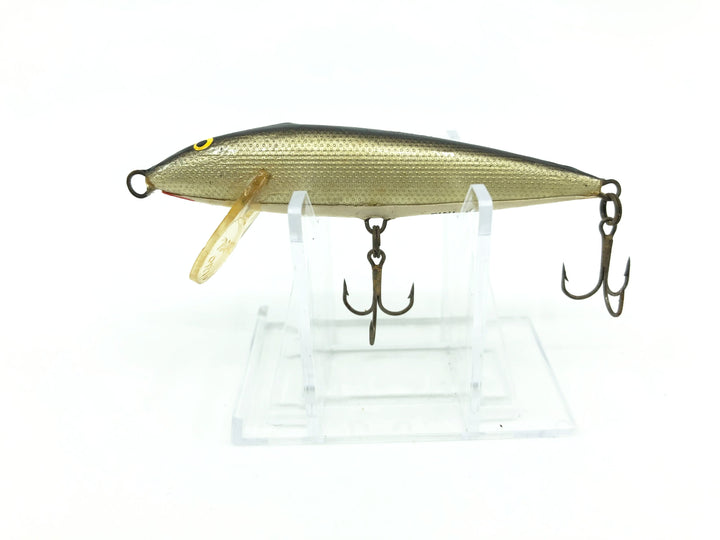 Vintage Original Rapala Finland Minnow Silver Black Back - 3 1/4"