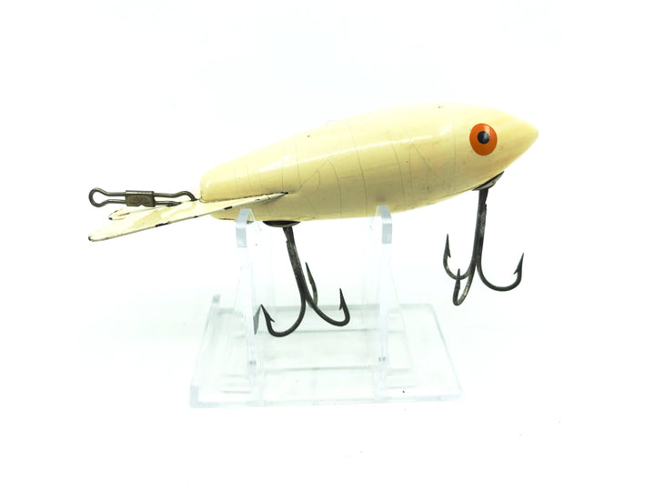 Bomber 601 Wooden Lure White Color