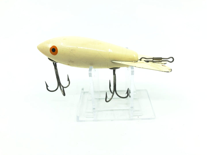 Bomber 601 Wooden Lure White Color