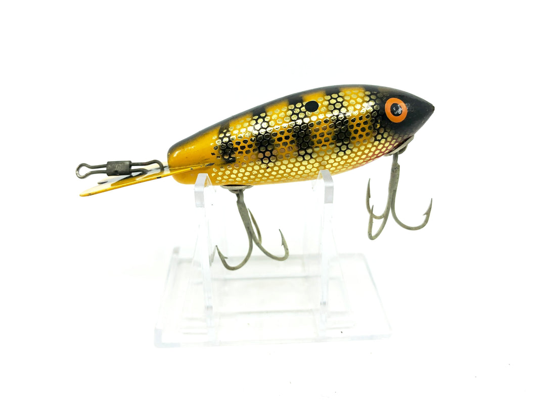 Bomber 588 Wooden Lure Gold Metascale Yellow Shad Color