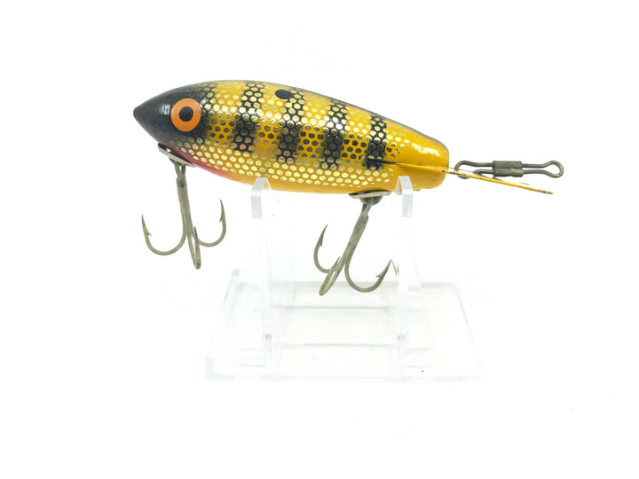 Bomber 588 Wooden Lure Gold Metascale Yellow Shad Color