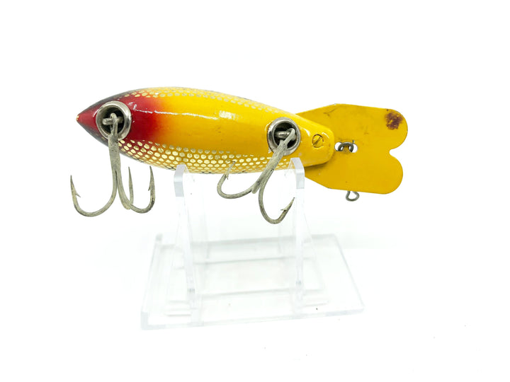 Bomber 588 Wooden Lure Gold Metascale Yellow Shad Color