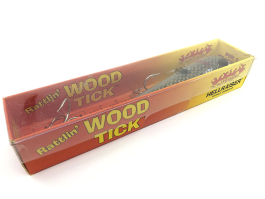 Hellraiser Wood Tick Musky Lure 7 Super Shad Color New in Box Old