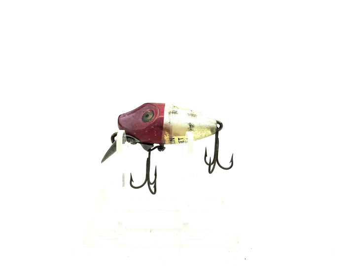 Heddon Midgit Digit River Runt Spook 9020 RH Red Head White Color