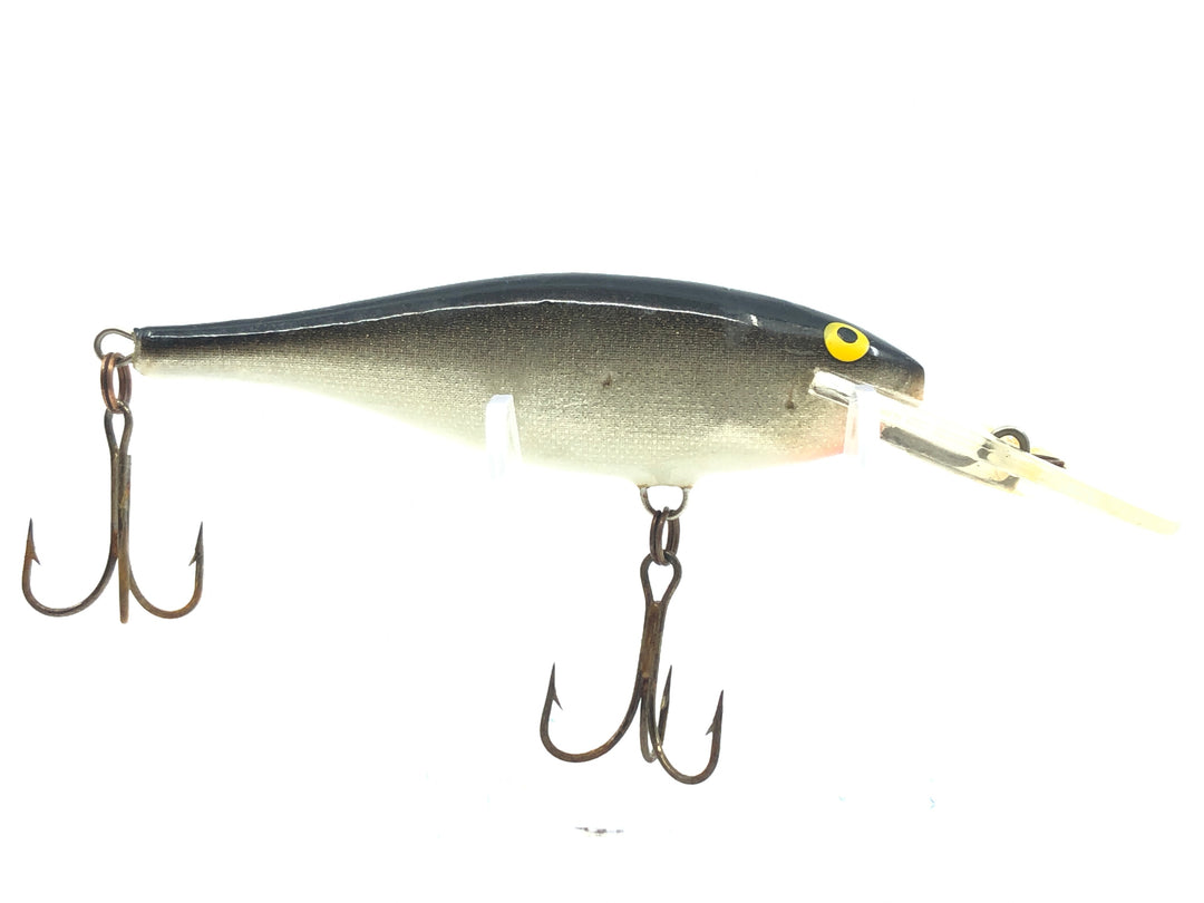 Vintage Rapala Deep Runner 9 Silver and Black