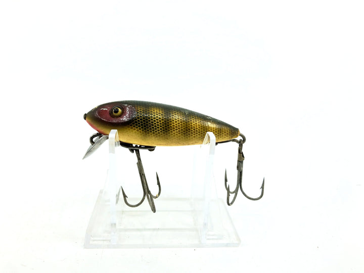 Wooden Heddon River Runt Natural Scale Color