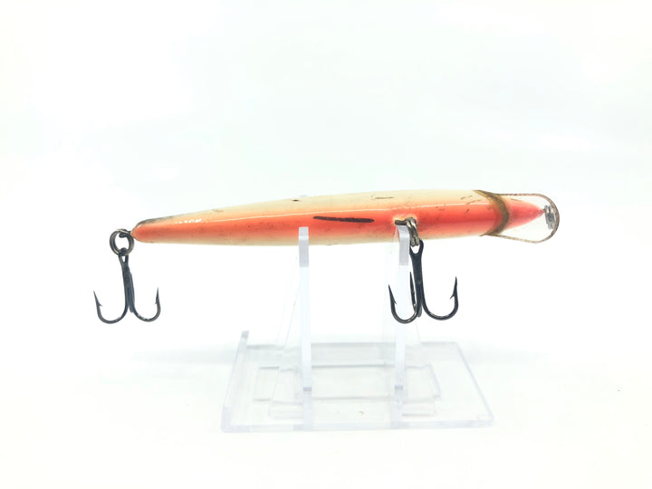 Unmarked Bagley Crankbait Black AOB White and Orange Color