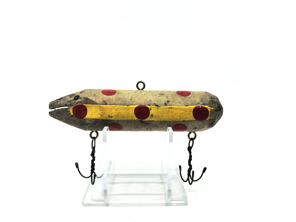 Decorative Mouse Lure Red Spots Yellow Strip