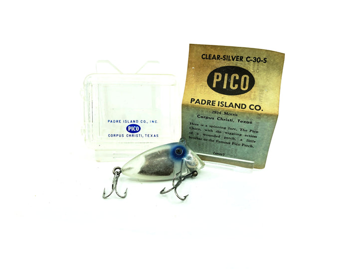 PICO Perch CHICO Series C, Clear Silver Color, With Box