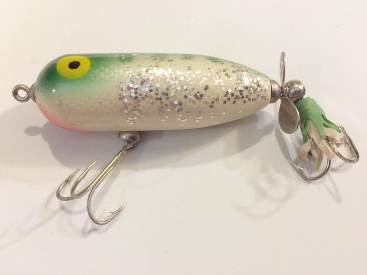Ol' Bens Super Tor-Mag Lure in Silver Flash Christmas Tree Color