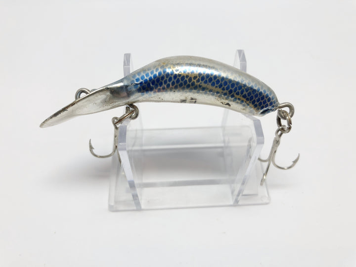 Heddon Tadpolly Silver and Blue Scale