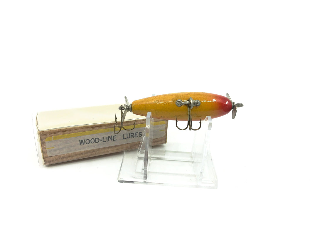 Wood-Line Lure Torpedo Bait, Rainbow Color, Wisconsin Bait