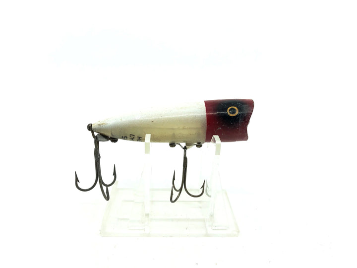 Heddon Chugger Spook 9542, RH Red Head/White Color