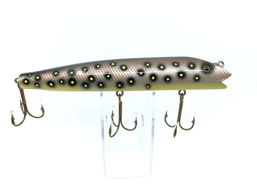 Chautauqua Custom Musky Darter Minnow in Spotted Chub Color