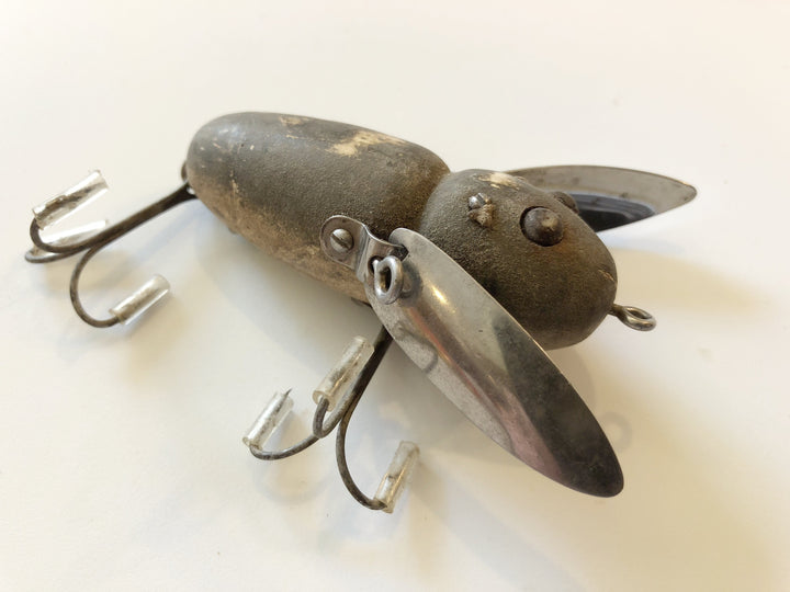 Heddon Crazy Crawler Flocked Mouse Vintage Lure