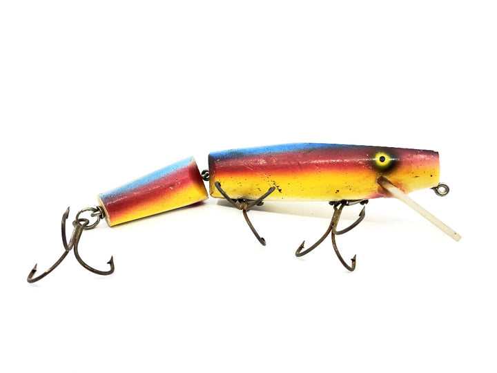 Wiley Jointed 6 1/2" Musky Killer in Rainbow Color