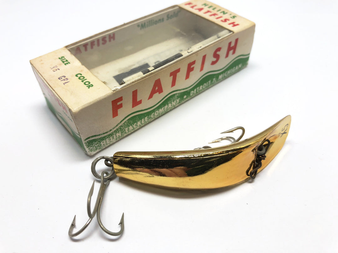 Helin Flatfish X5 GPL Gold Plated Color New in Box Note Hooks