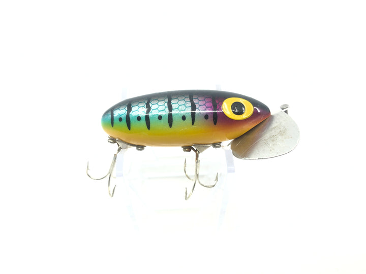 Arbogast Jitterbug Rainbow Perch Color