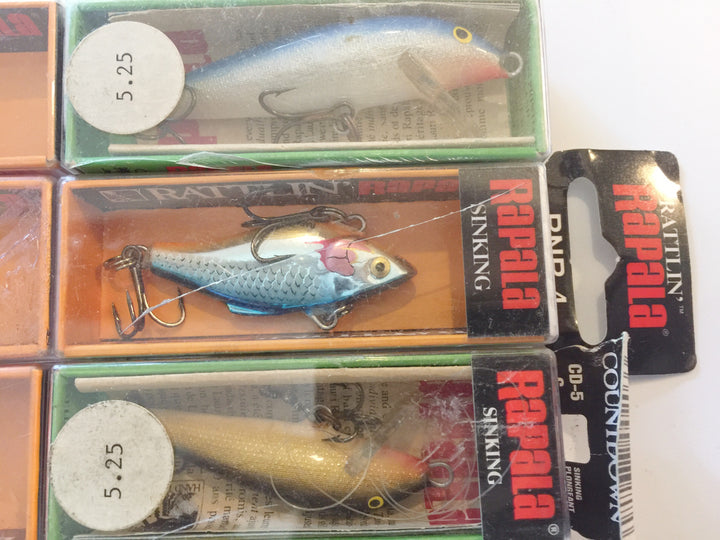 Rapala Lot of 8 Lures, One Price!