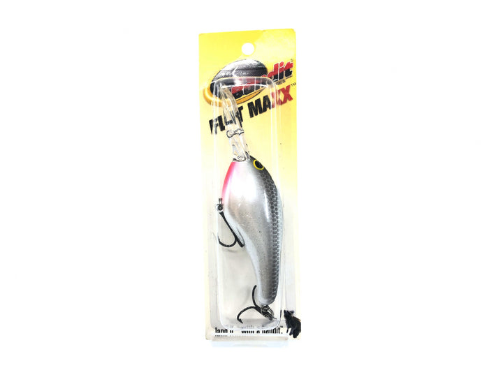 Bandit Flat Maxx Deep Series Silver Minnow Sparkle Color New on Card