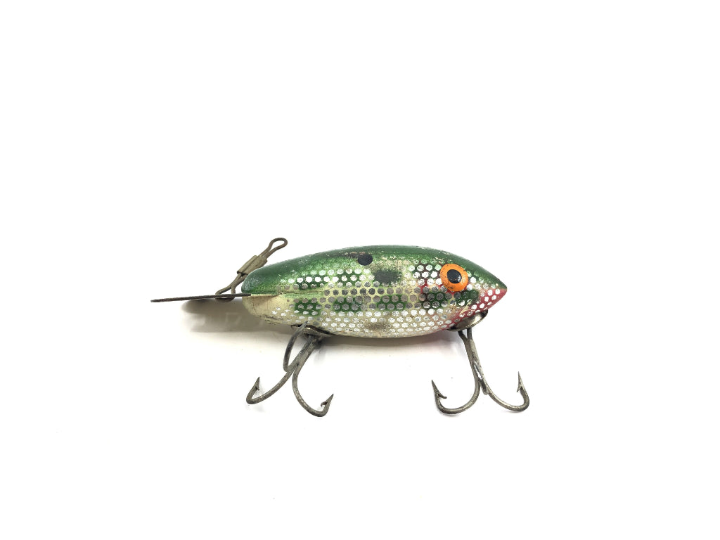 Wooden Bomber 300 Series #83 Metascale Green Back Shad