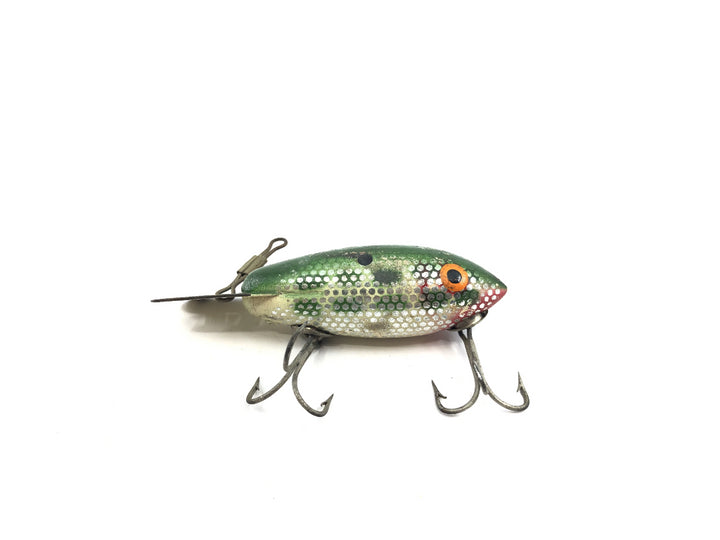 Wooden Bomber 300 Series #83 Metascale Green Back Shad