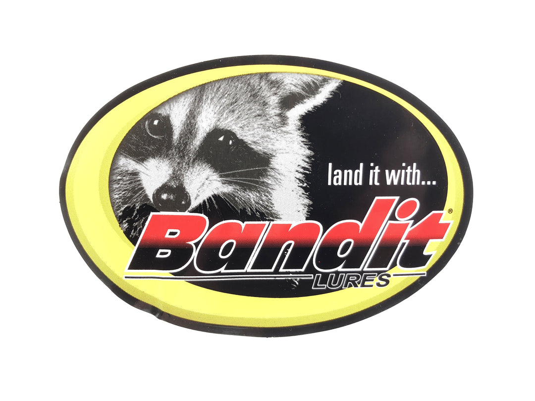 Bandit Lures Land it with Bandit Oval Sticker