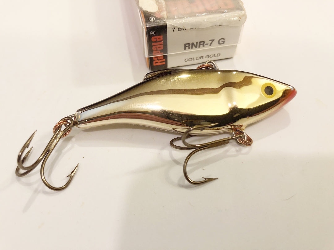 Rapala RNR-7 G Gold Beer Nuts Advertising Lure