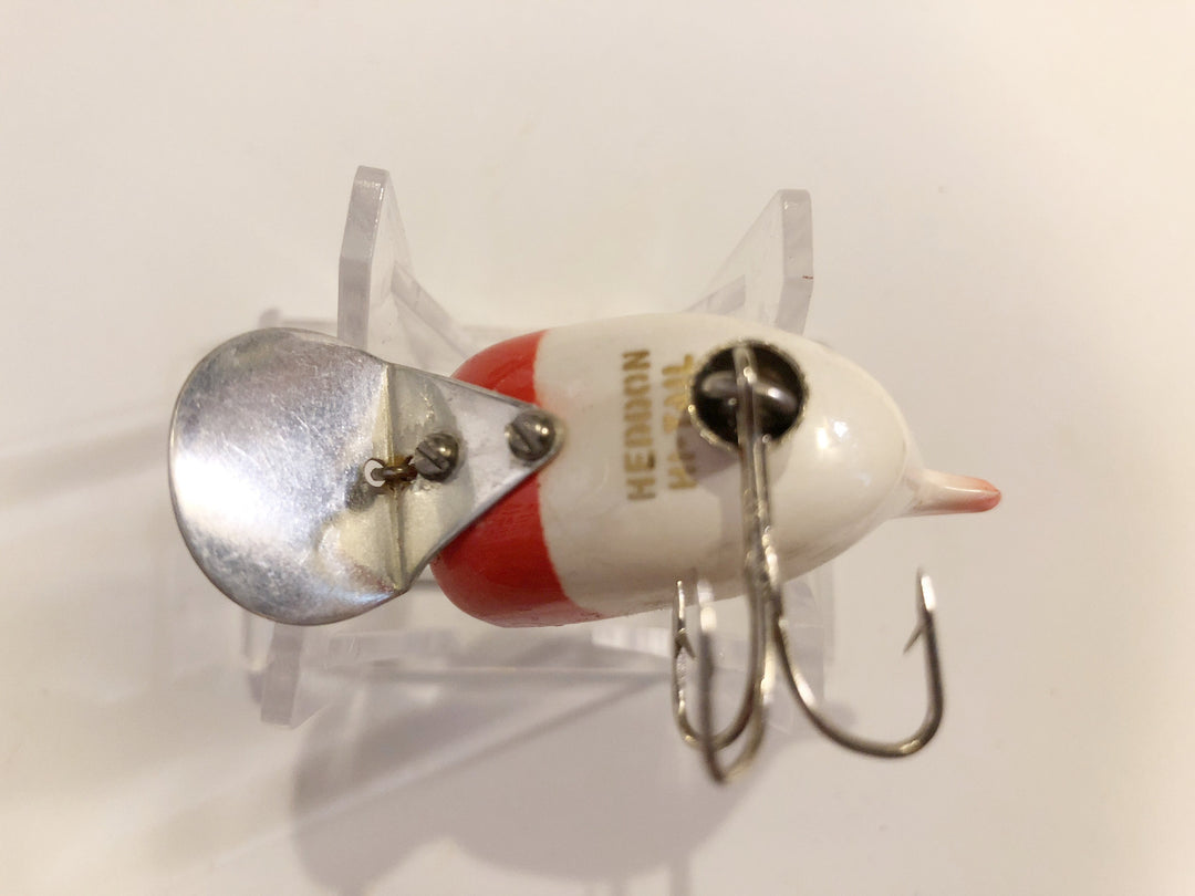 Heddon Hi-Tail Lure in Red and White Color