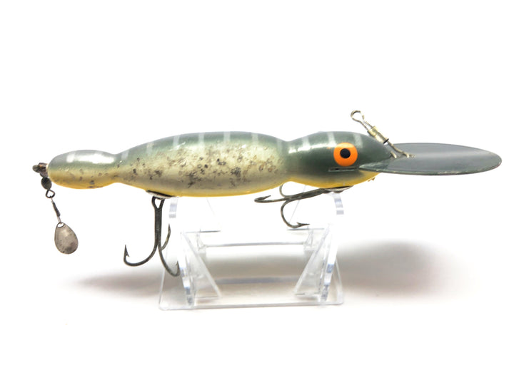 Bomber Waterdog Wooden Lure Silver Flash Color