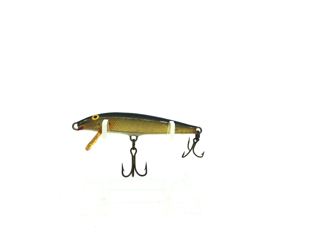 Rapala Floating Minnow F07G Gold/Black Back Color