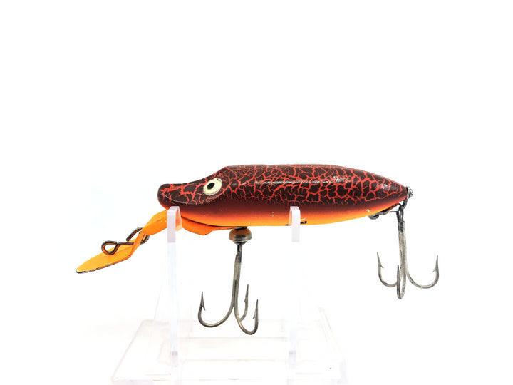 Heddon River Runt Deep Dive CBO Crackle Back Orange Color