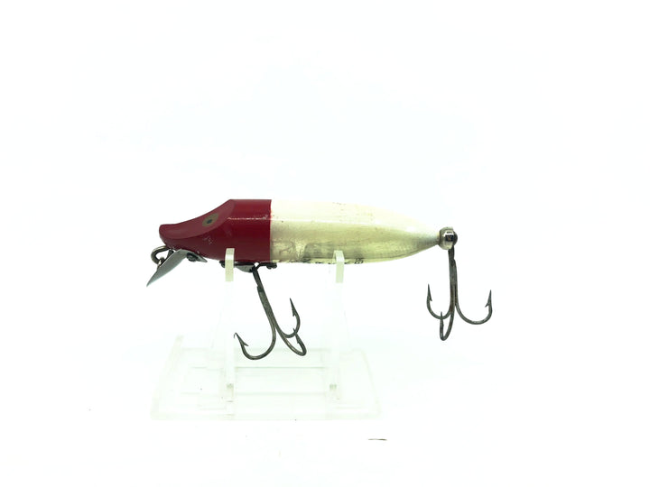 Heddon River Runt Spook Floater Red Head White Body Color