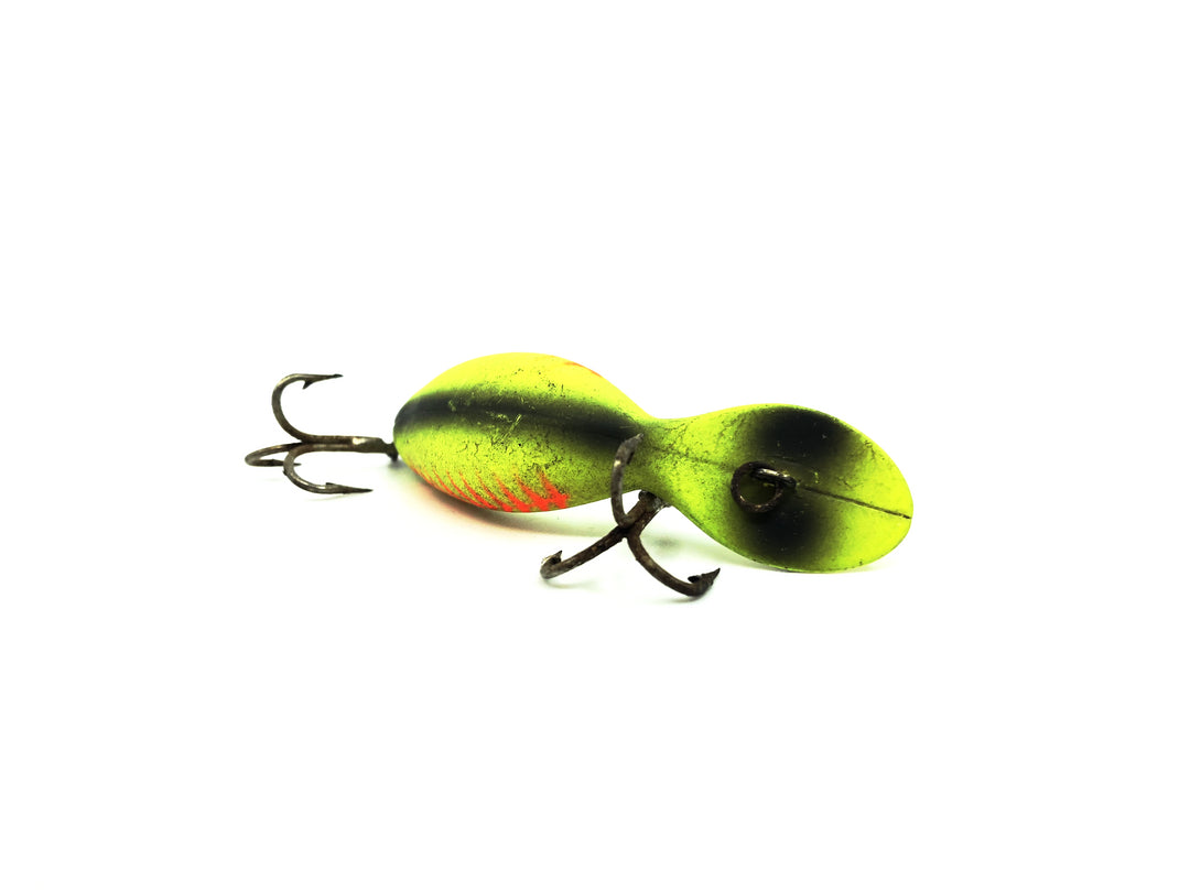 Heddon Tadpolly Spook YFO Yellow Fluorescent Red Ribs Color