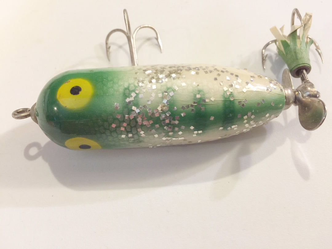 Ol' Bens Super Tor-Mag Lure in Silver Flash Christmas Tree Color