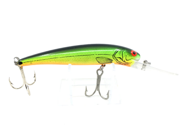 Bomber Long A 25A XM7 Fire River Minnow Orange Belly Color