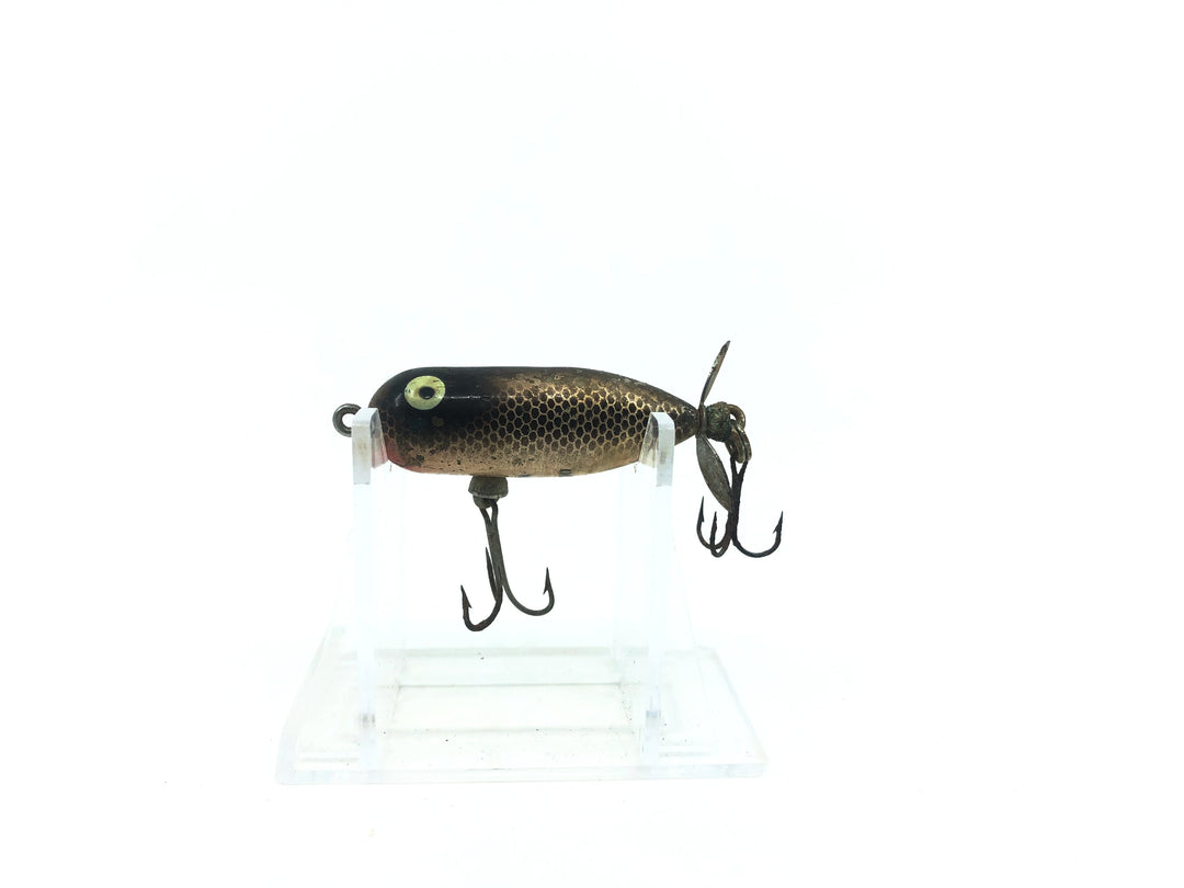 Heddon Tiny Torpedo NBL Nickel Black Color