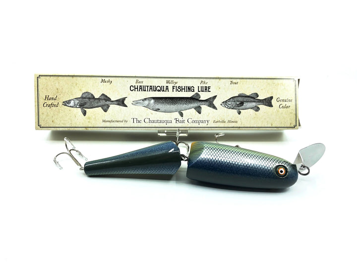 Jointed Chautauqua 8" Minnow Musky Lure Blue Dace Color