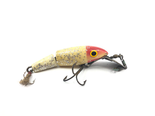 Cisco Kid Jointed Vintage Lure Red and White with Sparkles