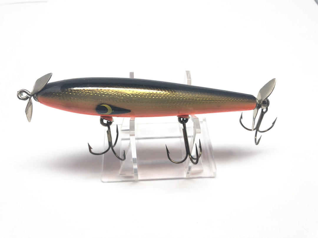 Bass Baffler Lure Black Gold Orange