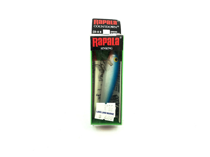 Rapala Countdown CD-9 B Blue Silver Color with Box